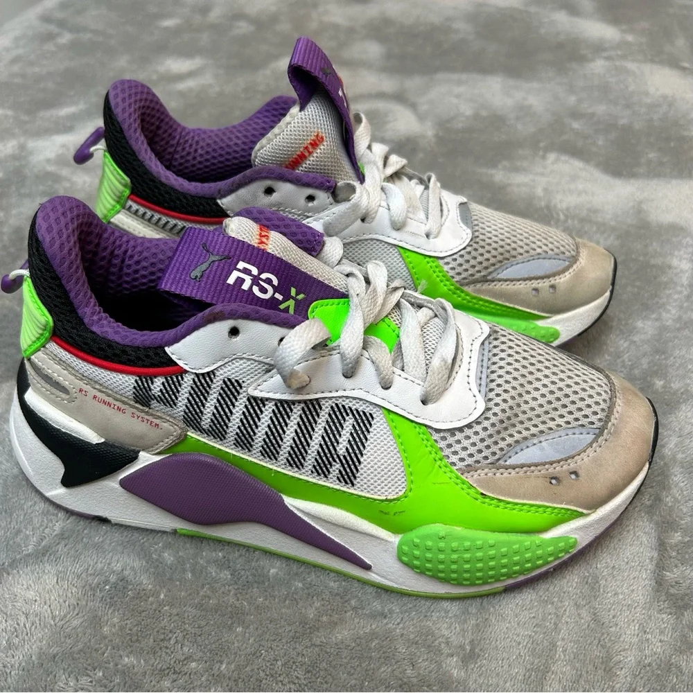 Puma Buzz Lightyear - Puma RS-X Bold‎ Size 5.5C AUTHENTIC DISNEY Running Shoe